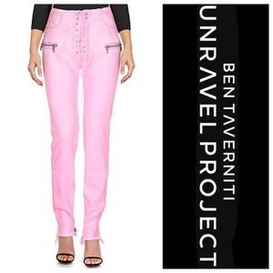 Ben Taverniti Unravel Project Lace Up Trousers